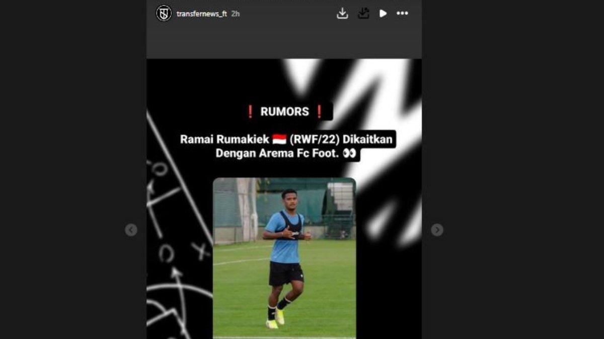 Ramai Rumakiek Persipura Arema 22
