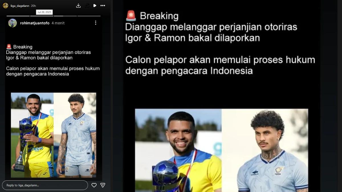 NASIB PEMAIN PERSIB BANDUNG - Ramon Tanque dan Igor Rodrigues dikabarkan terlibat masalah dengan agen pemain mereka.