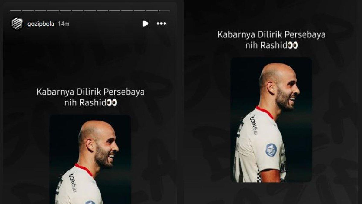 Rumor diliriknya gelandang Bali United, Mohammed Rashid oleh Persebaya Surabaya untuk musim 2024/2025 kelak.