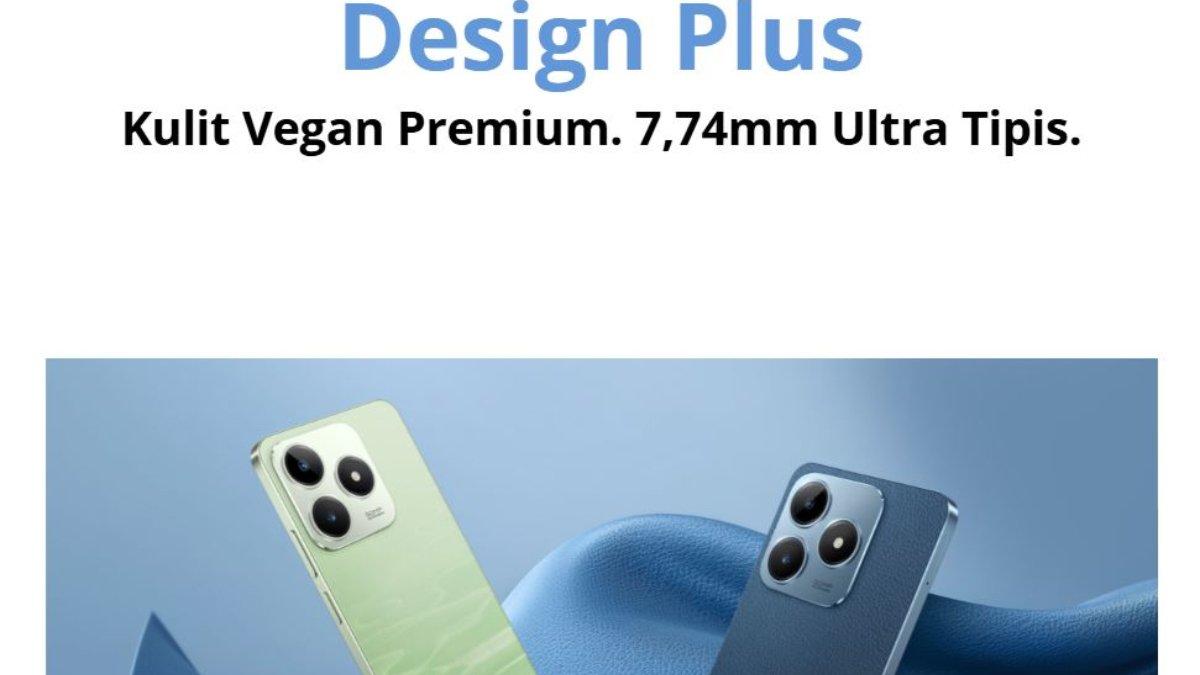 Realme C63: Design Plus dengan Kulit Vegan Premium 7.74 Ultra Tipis.
