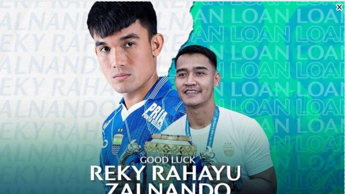 Reky Rahayu dan Zalnando resmi dipinjamkan Persib Bandung