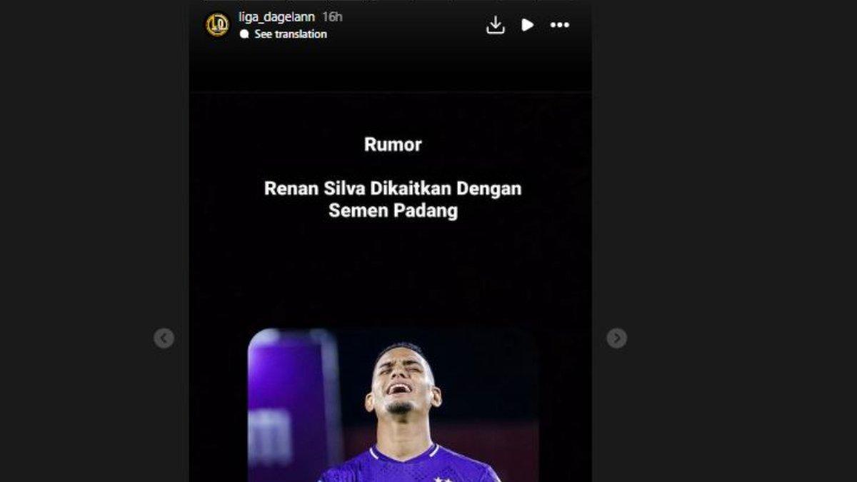 Sosok Renan Silva, otak serangan asal Brasil yang kini masuk lis belanja Persik Kediri.