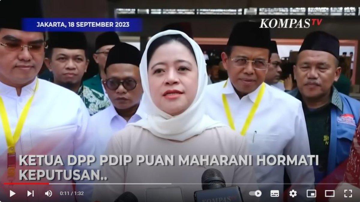 Respon Puan mengenai Partai Demokrat dukung koalisi Prabowo
