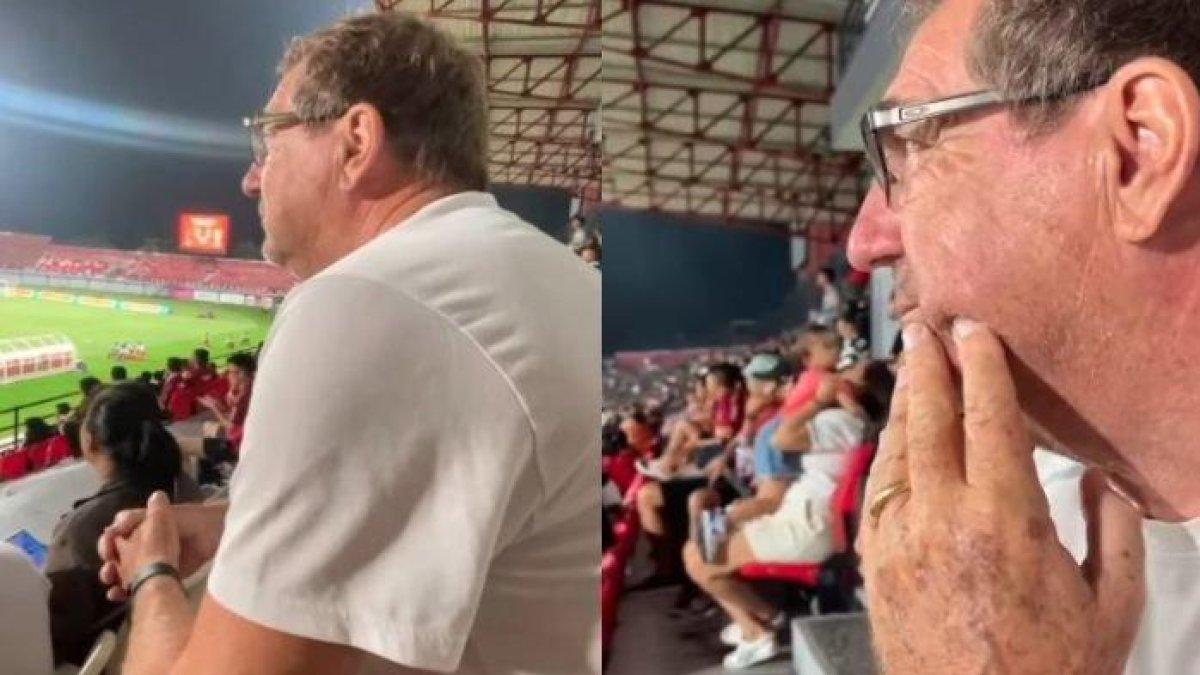 Robert Alberts ternyata menonton langsung laga Persib Bandung melawan Bali United di Stadion Kapten I Wayan Dipta, Bali, Senin (18/12/2023).