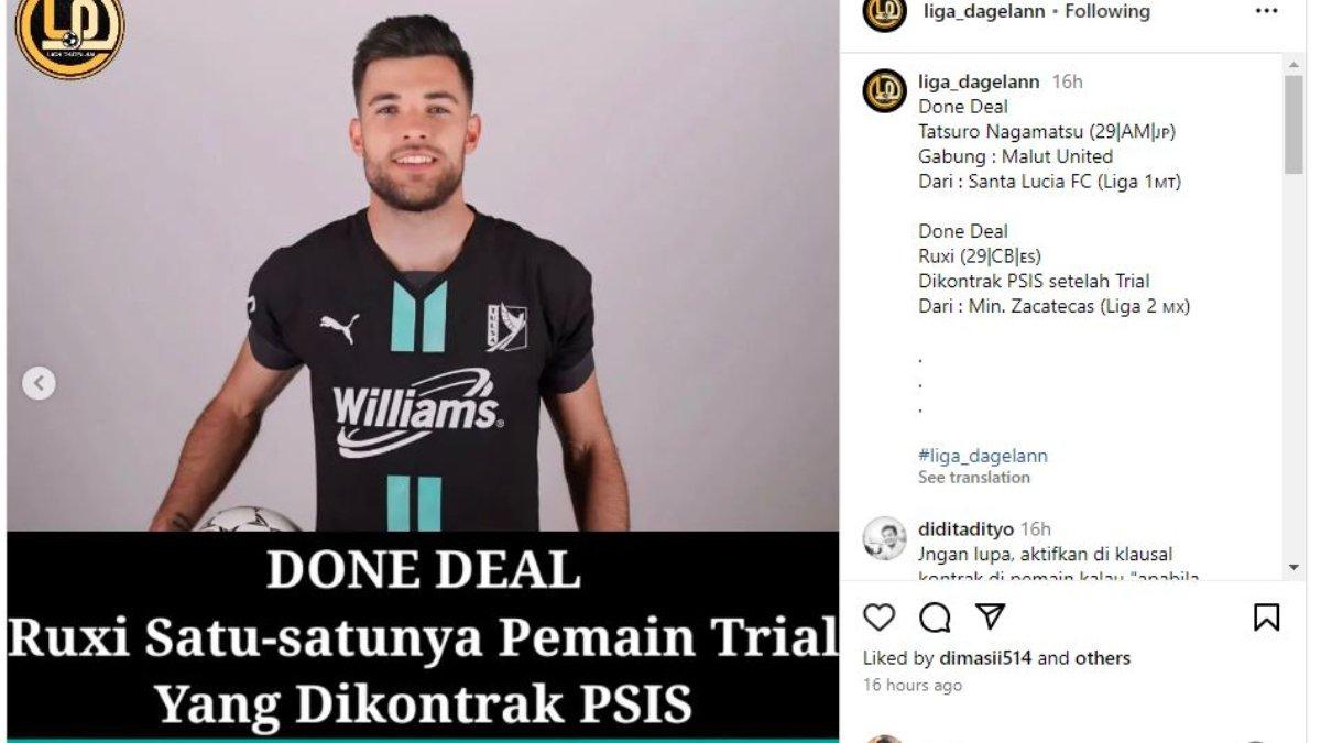 RUMOR - Satu pemain asing yang berstatus seleksi dan segera dikontrka PSIS Semarang, Roger Bonet alias Ruxi.