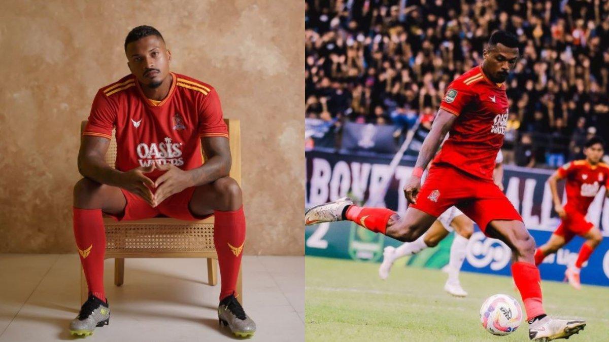 Potret bintang baru Persijap, Rosalvo Candido. Terbaru, mantan berlian Deltras FC Rosalvo Candido kini menjelma menjadi predator ujung tombak bagi Persijap Jepara. (9/10/2024).