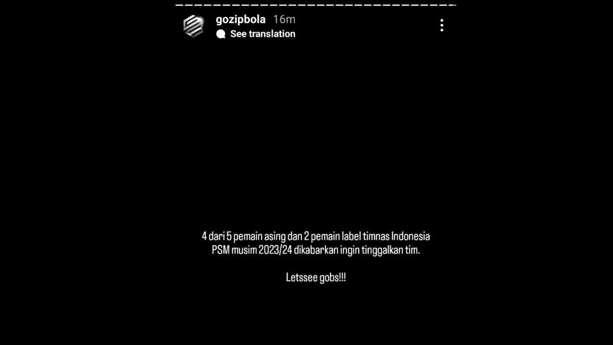 Rumor empat pemain asing serta dua pilar Timnas Indonesia milik PSM Makassar yang kabarnya ingin meninggalkan Juku Eja pada musim 2023/2024 ini.
