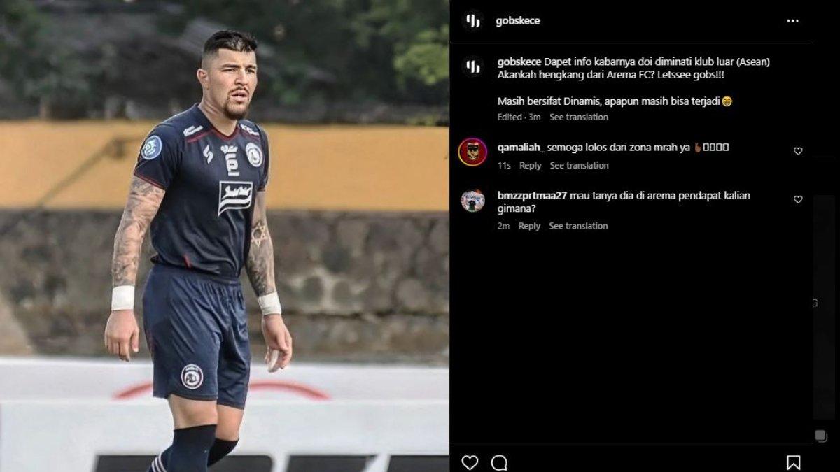 Rumor gelandang bertahan sekaligus bek tengah Arema FC asal Brasil, yakni Charles Raphael yang diminati oleh klub lain meski tengah menjalani kompetisi Liga 1 2023 bersama Singo Edan, Senin 19 Februari 2024.