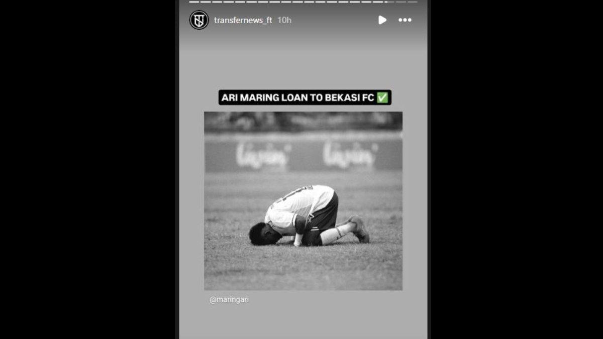 Rumor dilepasnya pemain Borneo FC, Ari Maring ke FC Bekasi di Liga 2 2024 dengan status pinjaman.