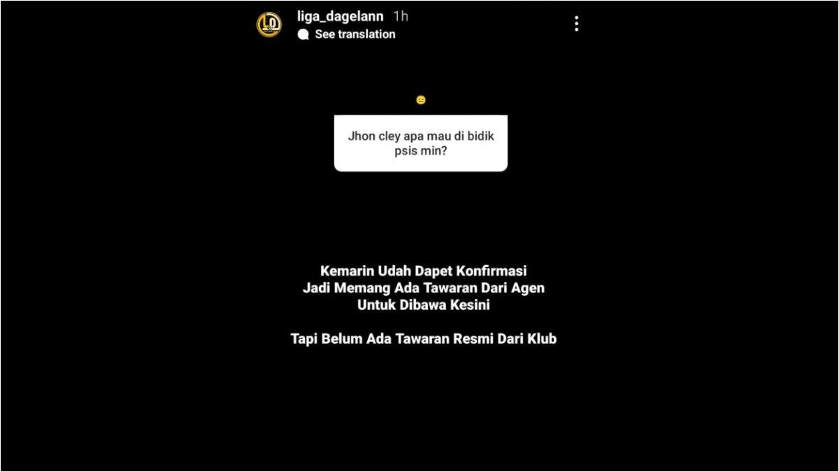 Rumor sosok Jhon Cley yang ditawarkan ke PSIS Semarang jelang putaran kedua Liga 1 2023.