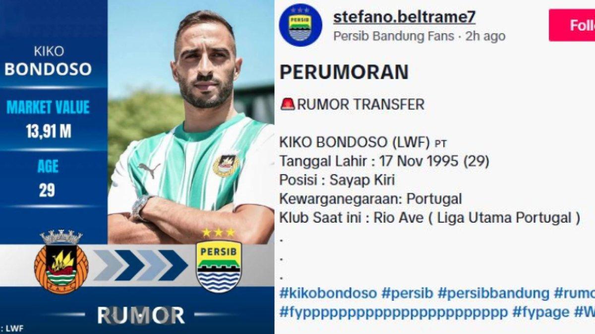 Muncul sebuah rumor sosok bernama Kiko Bondoso yang dikaitkan dengan Persib Bandung, Kamis (26/12).