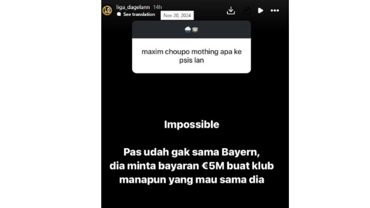 Rumor PSIS Semarang gaet Eric-Maxim Choupo-Moting.