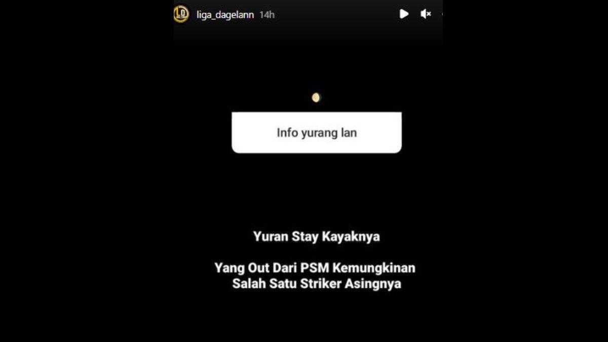 Rumor PSM Makassar yang hendak merombak lini depannya jelang putaran kedua Liga 1 2023, Selasa 3 Oktober 2023.