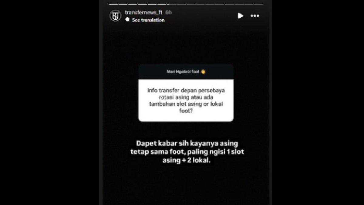 Rumor perombakan Persebaya Surabaya untuk paruh kedua Liga 1 2024.