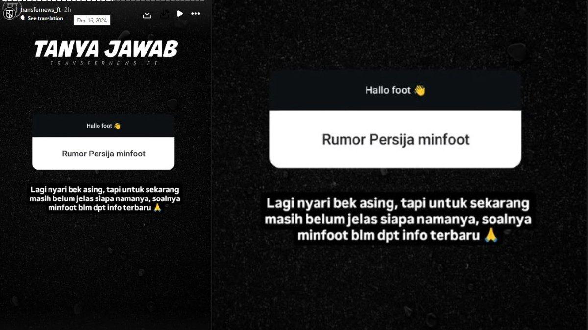 Rumor Persija Jakarta cari bek asing anyar.