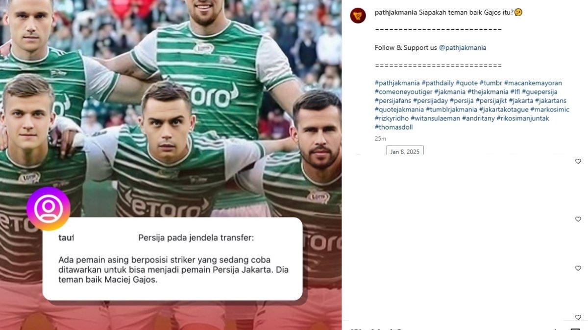 Rumor Persija Jakarta ingin datangkan striker asing sahabat Maciej Gajos.