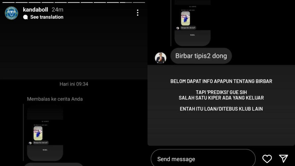 Persib Bandung dikabarkan bakal merombak sektor kipernya pada akhir gelaran Liga 1 2023 mendatang.