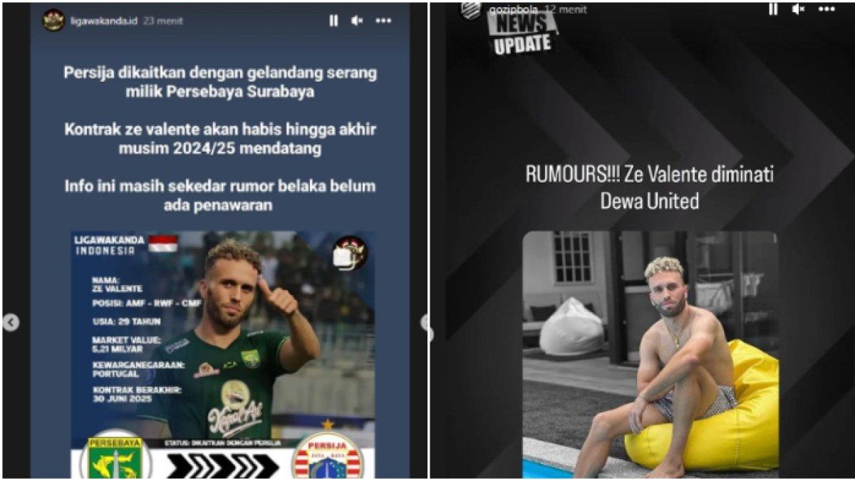 Rumor Ze Valente yang dikaitkan dengan dua klub Liga 1, Senin 23 Oktober 2023