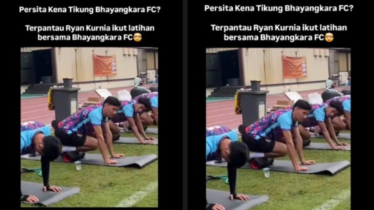 Ryan Kurnia latihan dengan Bhayangkara FC