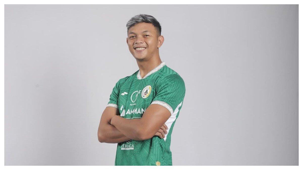 Potret Saddam Gaffar saat berseragam PSS Sleman.