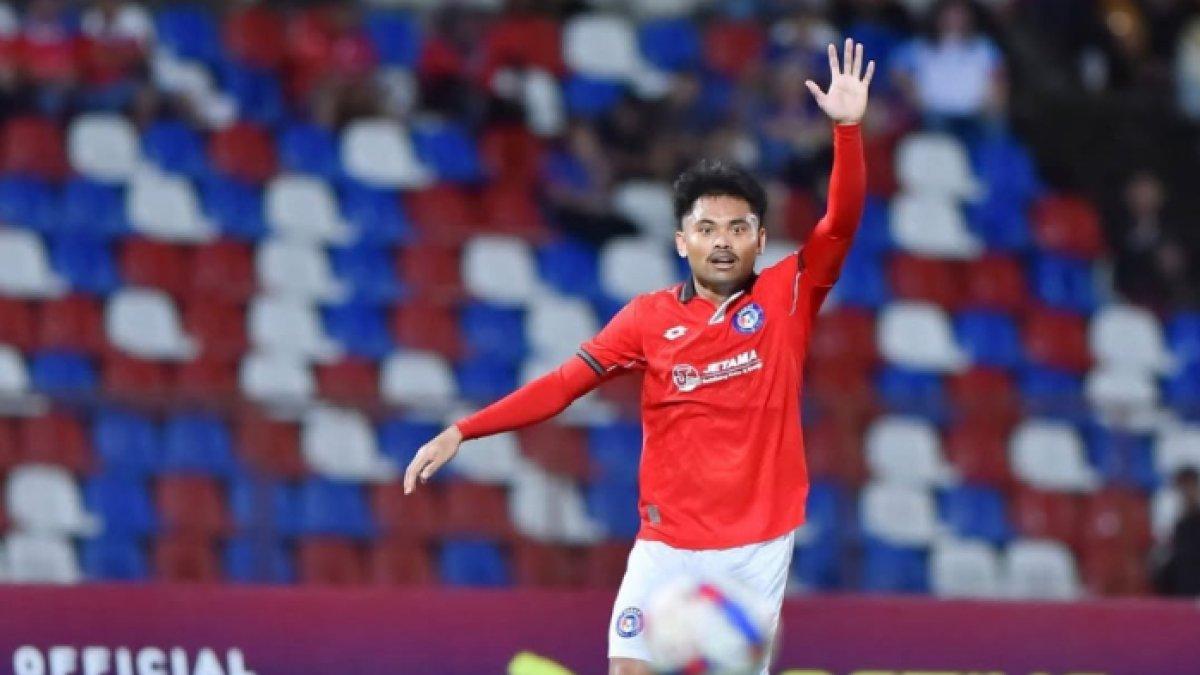 Aksi winger Sabah FC, Saddil Ramdani di musim 2024/2025.