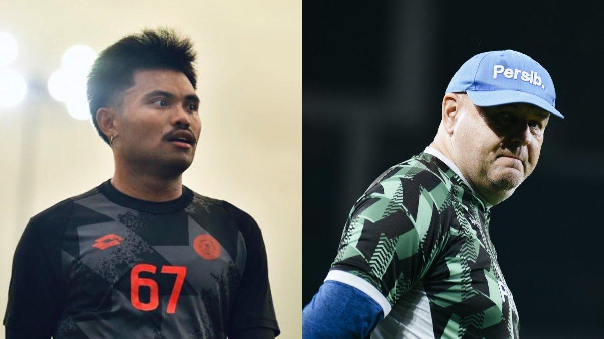 Kolase foto Saddil Ramdani, penyerang sayap Sabah FC (kiri) dan pelatih Persib Bandung, Bojan Hodak (kanan).