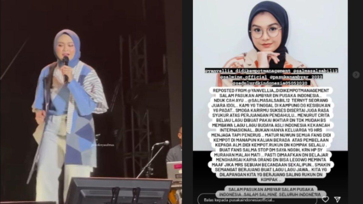 Salma Salsabilla diperingatkan oleh Yan Vellia