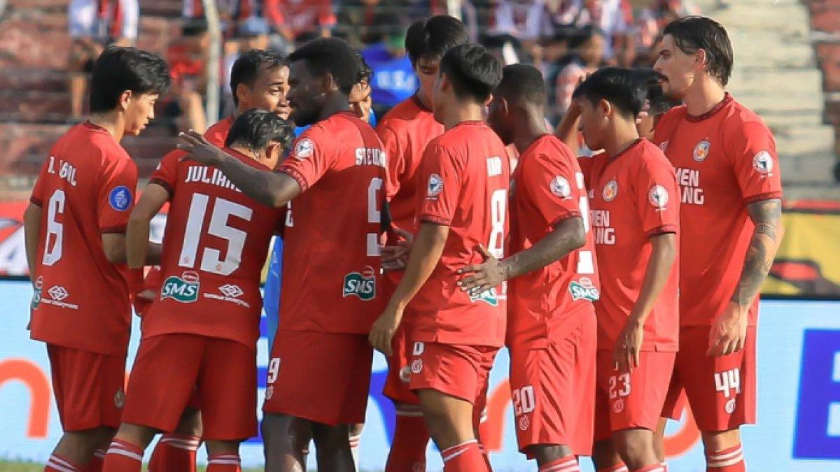 Skuad Semen Padang pada laga kontra Dewa United di pekan ke-9, di Stadion H Agus Salim, Jumat (25/10/2024).