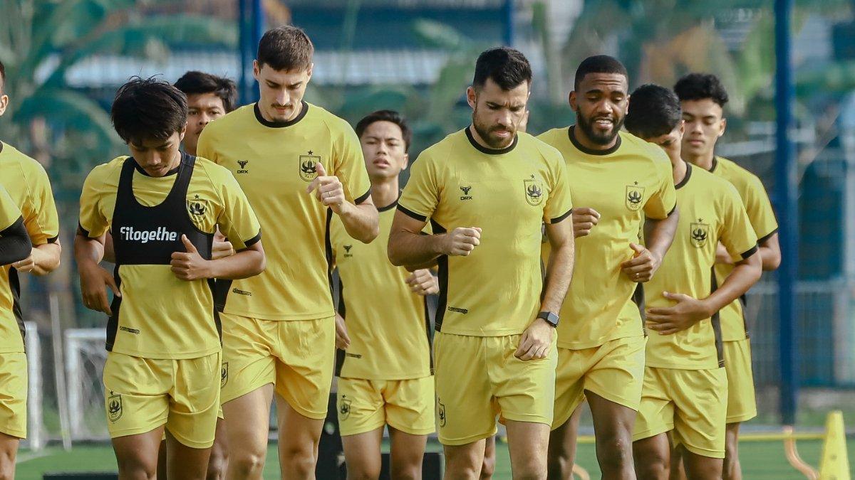 Sesi latihan teranyar PSIS Semarang, Selasa, 7 Januari 2025.