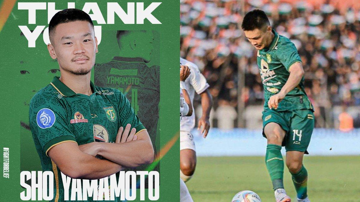 Sosok winger asal Jepang milik Persebaya Surabaya, yakni Sho Yamamoto resmi hengkang di putaran kedua Liga 1 2023.