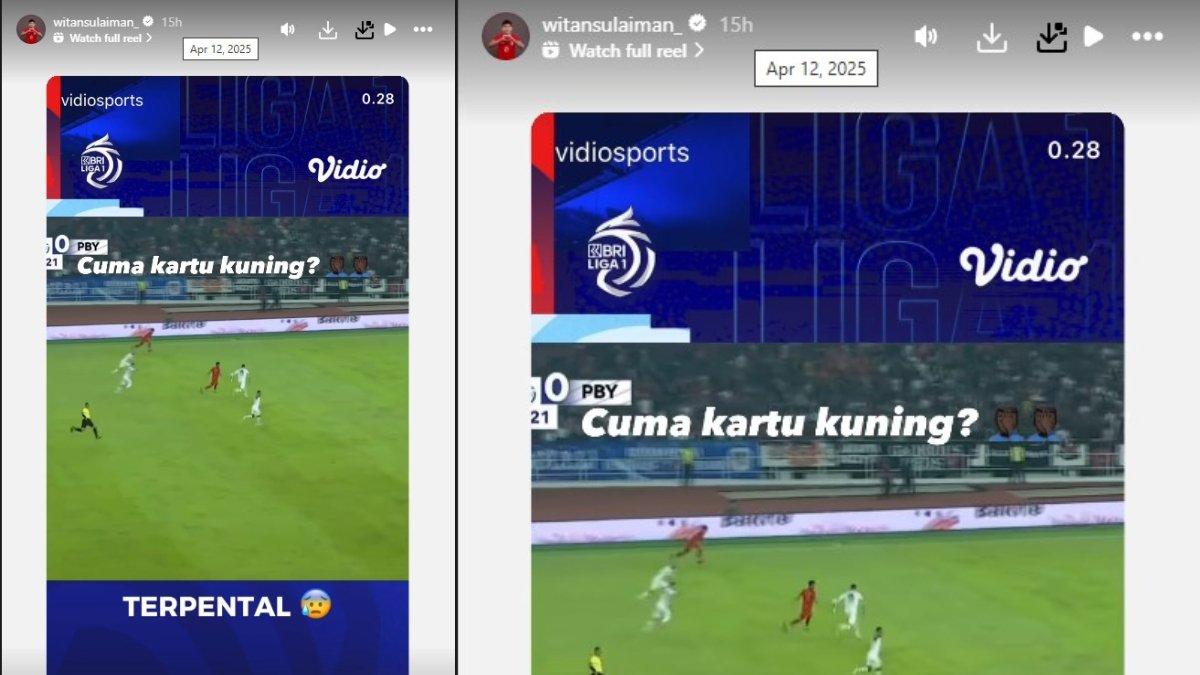 PERSIJA JAKARTA VS PERSEBAYA SURABAYA - Sindiran Witan Sulaeman setelah mendapat pelanggaran keras di laga Persija Jakarta Vs Persebaya Surabaya, Sabtu, 12 April 2025.