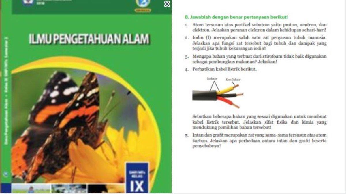 Soal IPA Kelas 9 SMP Bab 8 Kurikulum 2013