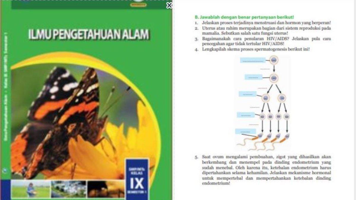 Soal IPA Semester 1 kelas 9 SMP Kurikulum 2013