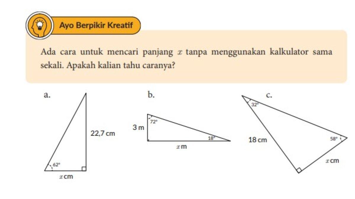 Soal Matematika Kelas 10 SMA Trigonometri