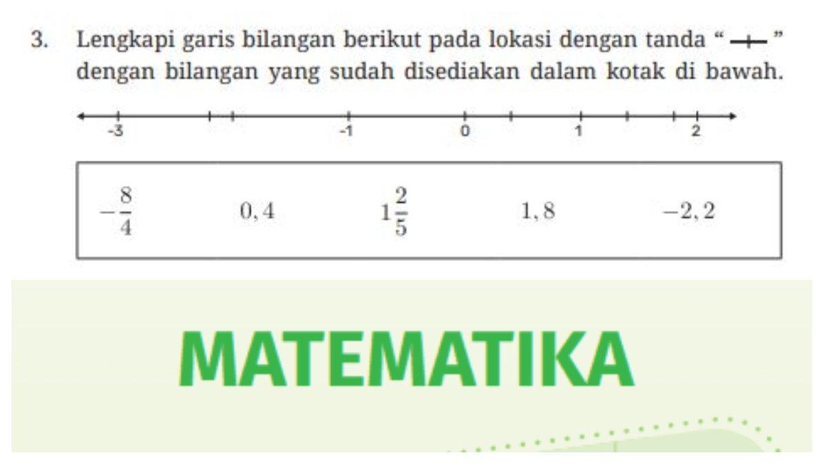 Berikut soal nomor 3, yang terdapart pada latihan 2.1 halaman 51.