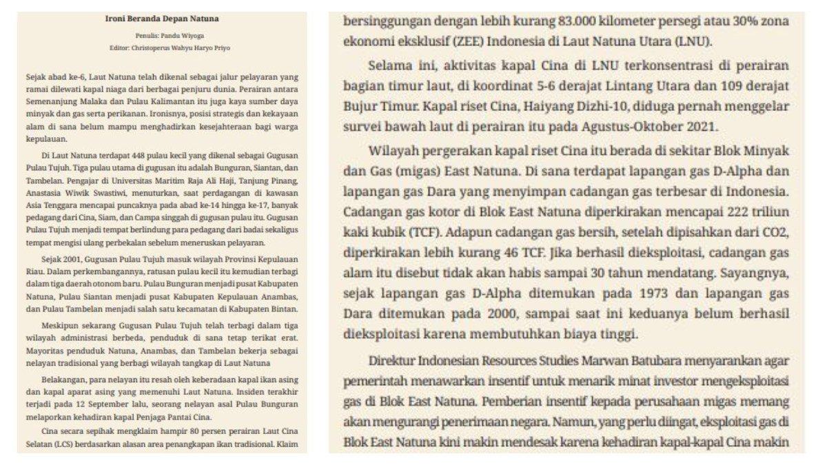 Soal Nomor 4 berupa artikel yang harus dibaca terlebih dahulu sebelum mengerjakan. Untuk artikel lebih lengkapnya, bisa dilihat pada halaman 176-177.