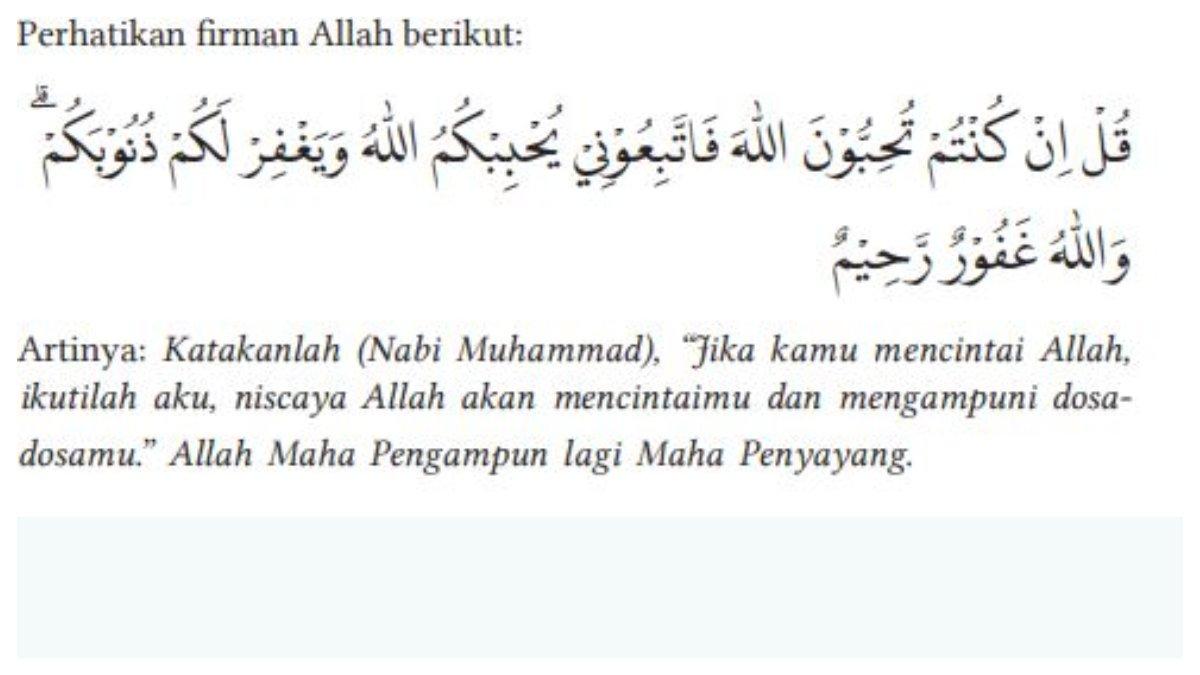 Soal Nomor 9 berupa firman Allah