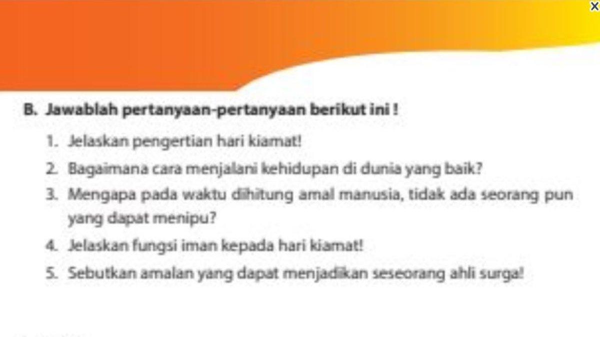 Soal PAI Kelas 9 SMP Kurikulum 2013