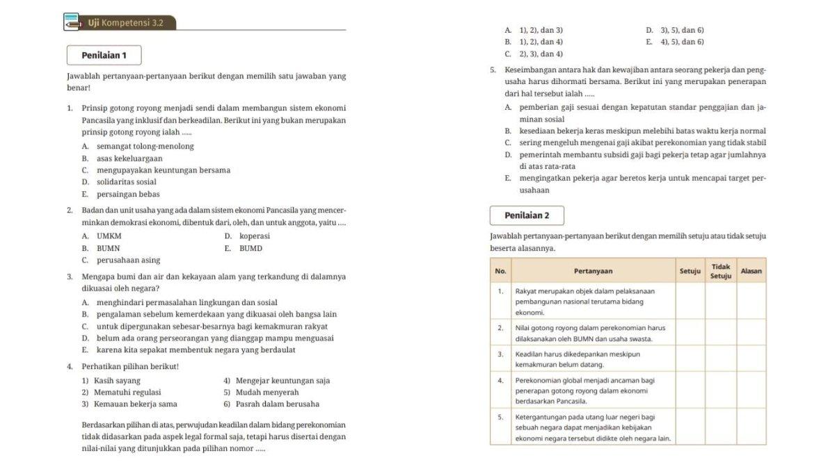 Soal PKN kelas 10 SMA kurikulum merdeka uji kompetensi 3.2. Simak pembahasan kunci jawaban uji kompetensi 3.2 PKN kelas 10 SMA kurikulum merdeka.