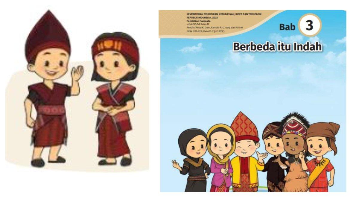 Gambar pada soal pilihan ganda nomor 1, seseorang mengenakan pakaian adat yang bernama baju ulos.