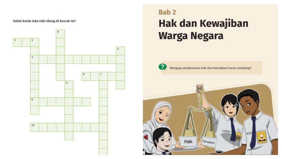 Soal Teka Teki Silang Bab 2 Halaman 66