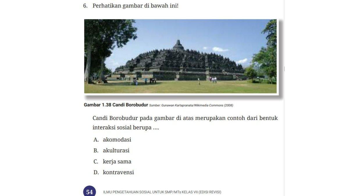 Soal Uraian nomor 4 buku IPS Kelas 7 SMP Kurikulum Merdeka.