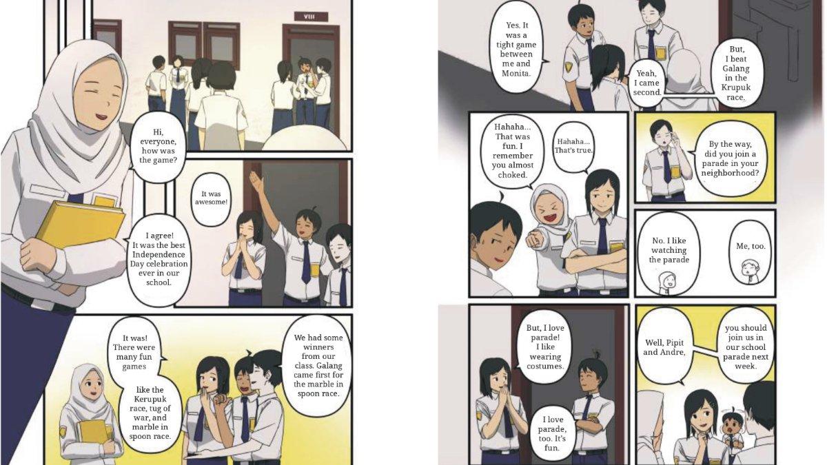 Soal Bahasa Inggris kelas 8 Kurikulum Merdeka Chapter 1 halaman 39.