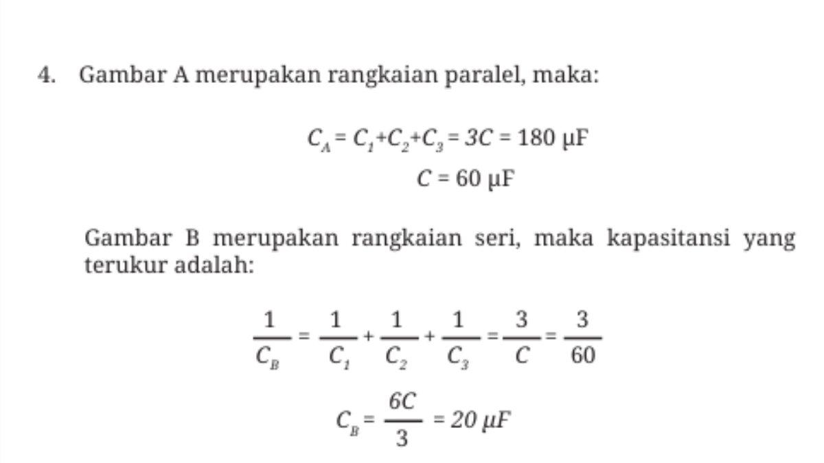 Kunci jawaban soal nomor 4 Asesmen Bab 1 Fisika kelas 12 SMA kurikulum merdeka halaman 21.