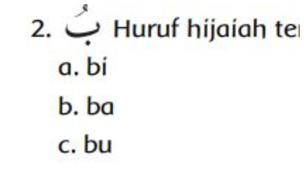 Soal nomor 2 halaman 94 terdapat huruf hijaiyah.