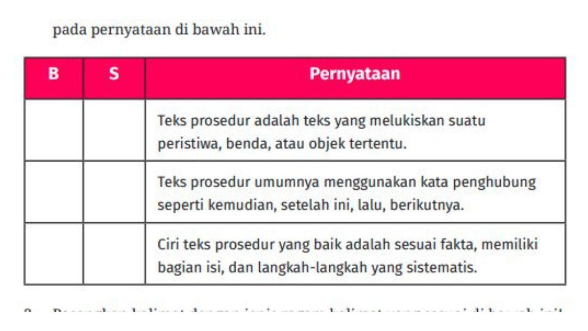 KUNCI JAWABAN - Soal untuk nomor dua Bahasa Indonesia Kelas 9 SMP Bab 3 uji kompetensi diambil pada Rabu (16/7/2025).