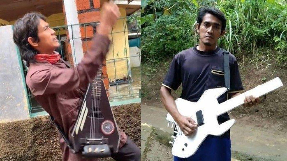 Sosok Andi Suryadi, pengamen di Bogor yang viral karena suaranya mirip Rhoma Irama.