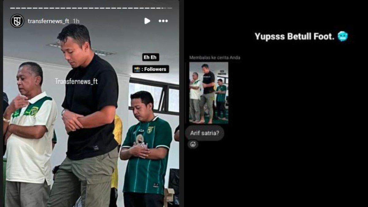 Rumor sosok Arif Satria yang berpotensi kembali ke Persebaya Surabaya setelah diyakini turut hadir di launching tim Bajul Ijo jelang Liga 1 2024, Minggu 4 Agustus 2024.
