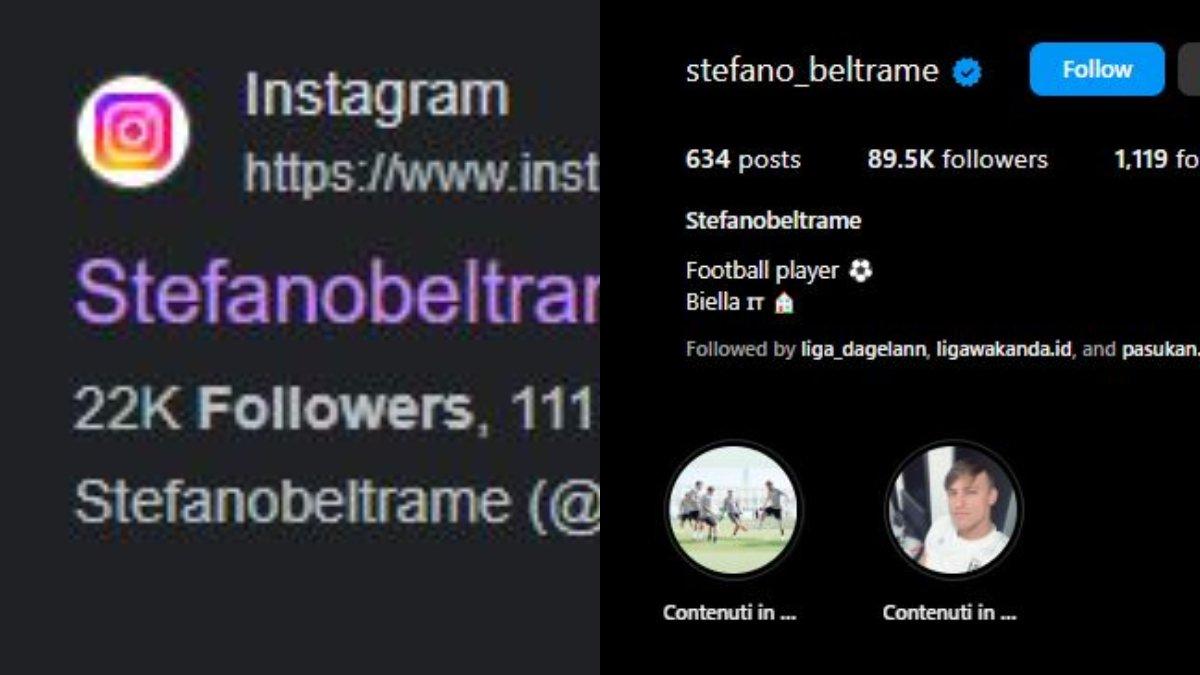 Pemain baru Persib Bandung yang berlabel Eks Juventus dan Timnas U-19 Italia, yakni Stefano Beltrame langsung mendapat lonjakan pengikut baru di Instagram seusai resmi bergabung dengan Pangeran Biru di Liga 1 2023, Selasa 28 November 2023.