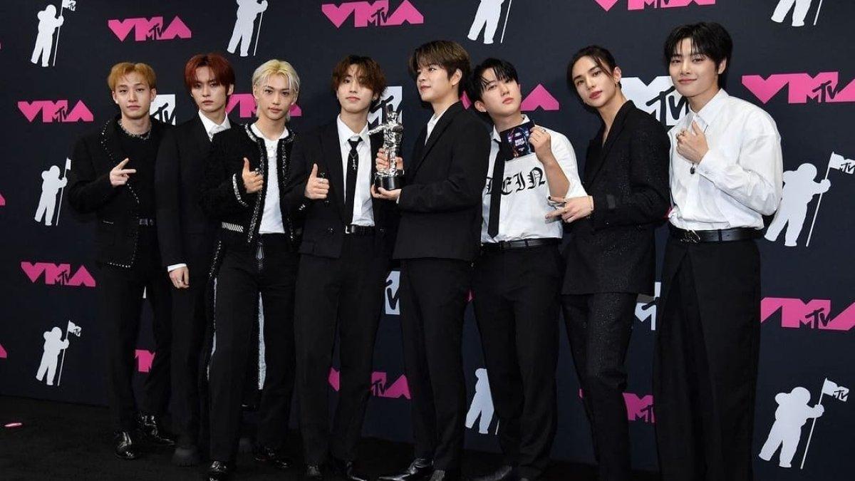 Stray Kids di Red Carpet MTV VMA 2023
